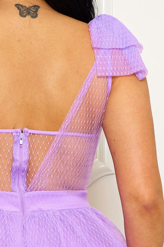 Farrah Tulle Dress Lavender