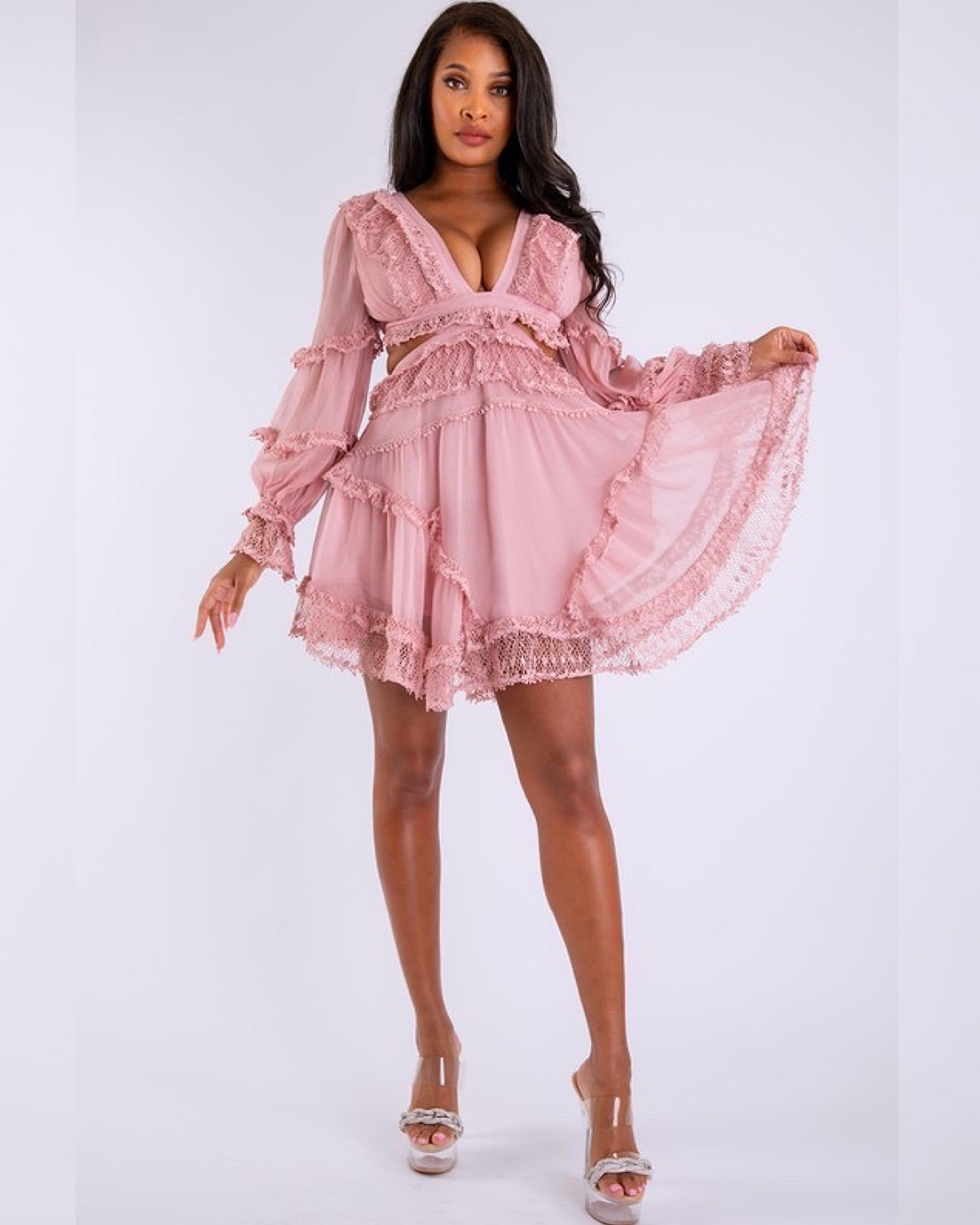 Blanco Dress || Pink