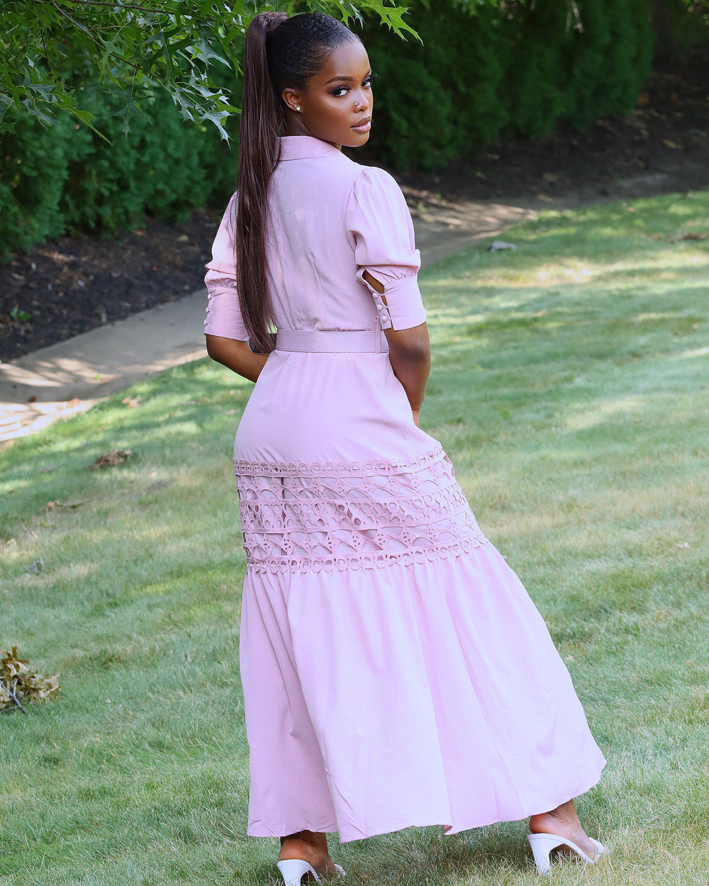 Nadia Maxi Dress || Mauve - Rehabcouture