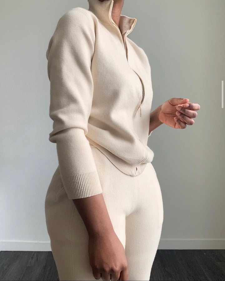 Milano Pants Set || Biege - Rehabcouture