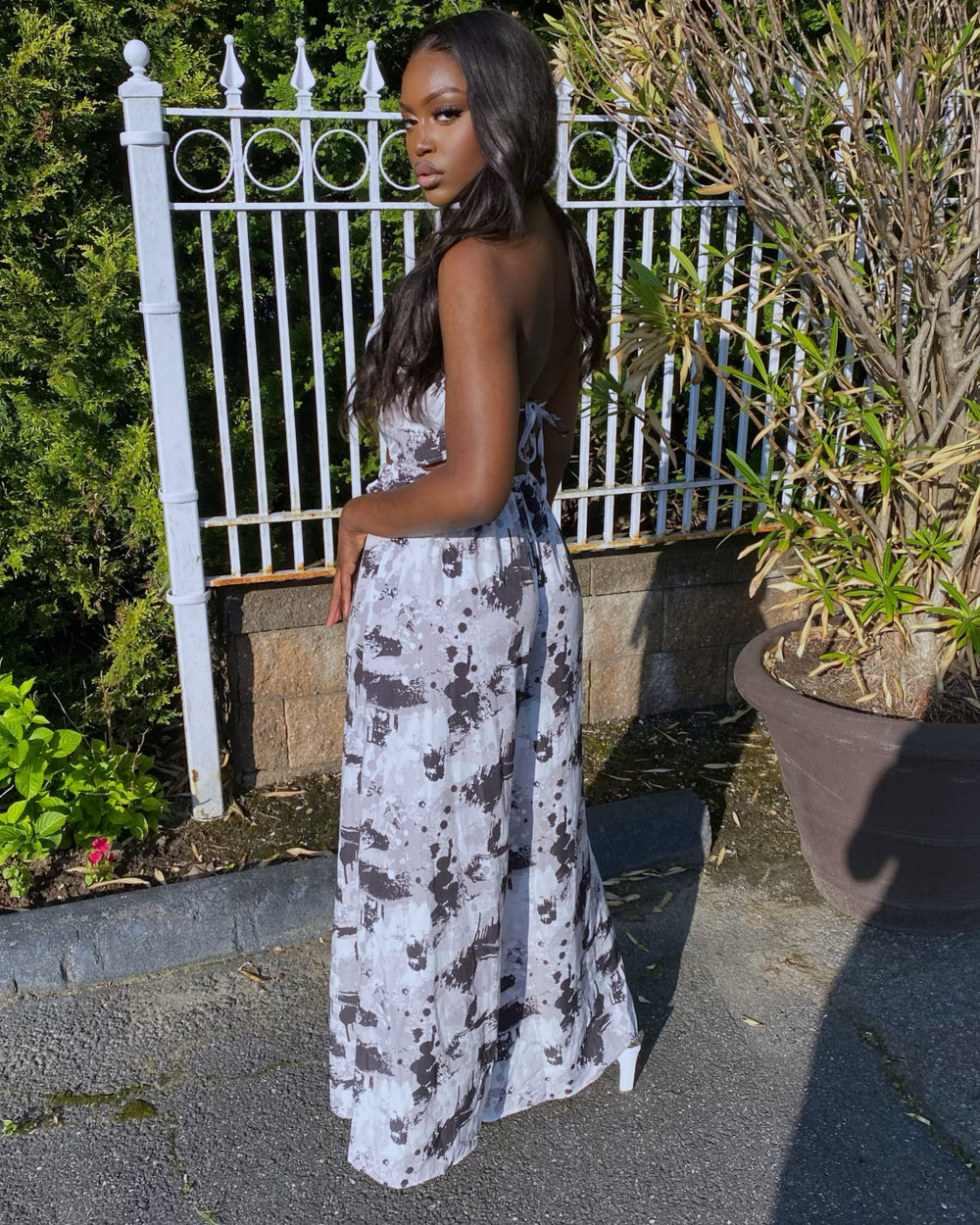 Zita Black&White Jumpsuit - Rehabcouture