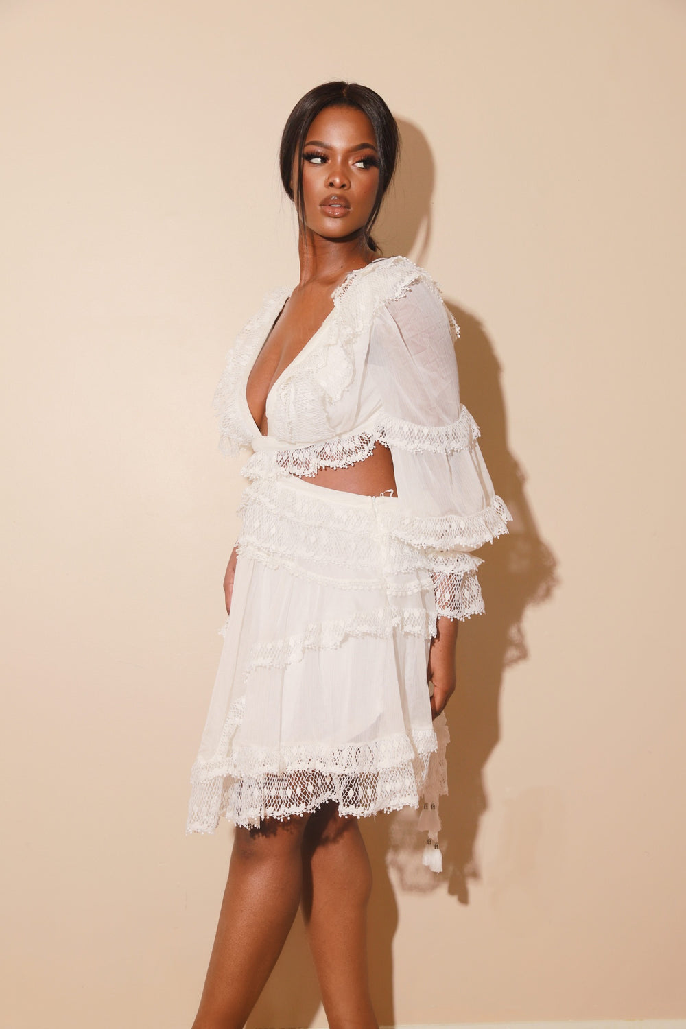Blanco Dress || Off-White - Rehabcouture