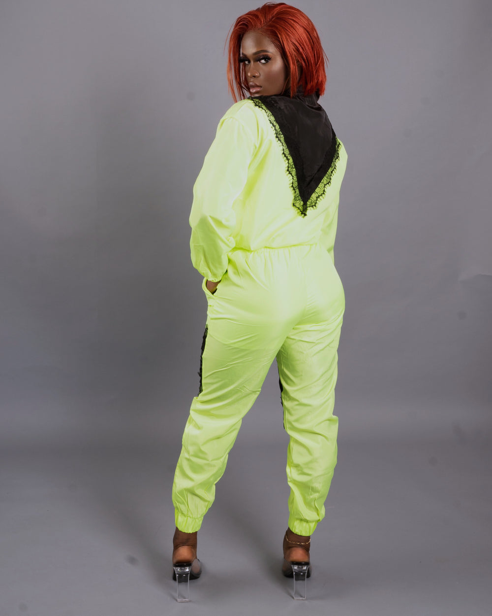 Heather Set || Neon Green - Rehabcouture