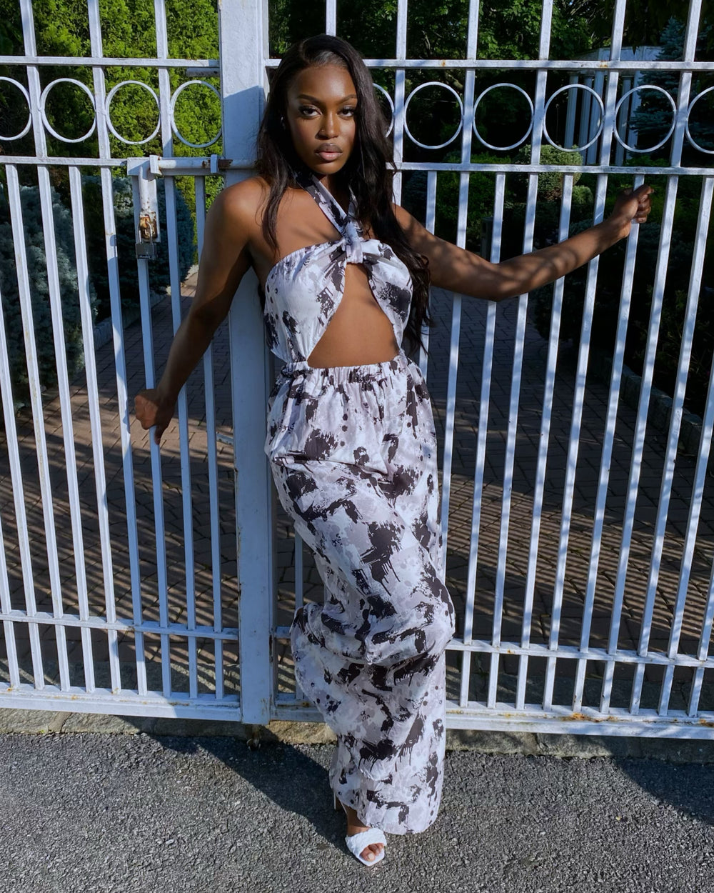 Zita Black&White Jumpsuit - Rehabcouture