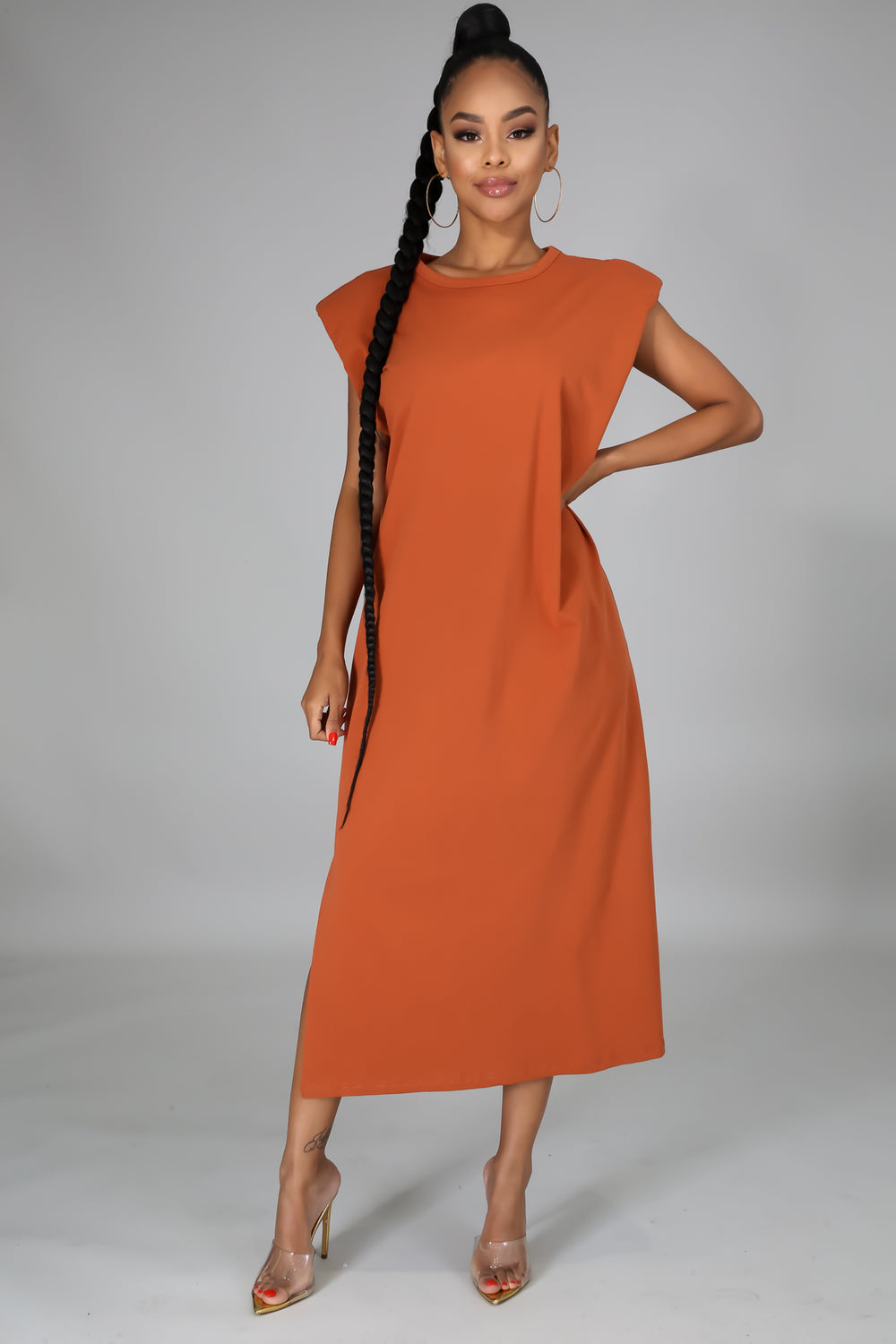 Chill Day Padded Dress - Rehabcouture