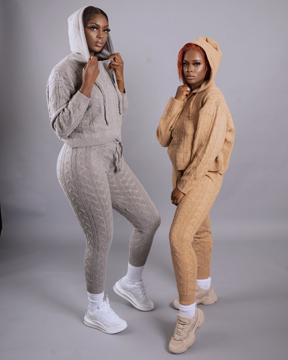 Ayisha Pant Set || Heather Grey - Rehabcouture