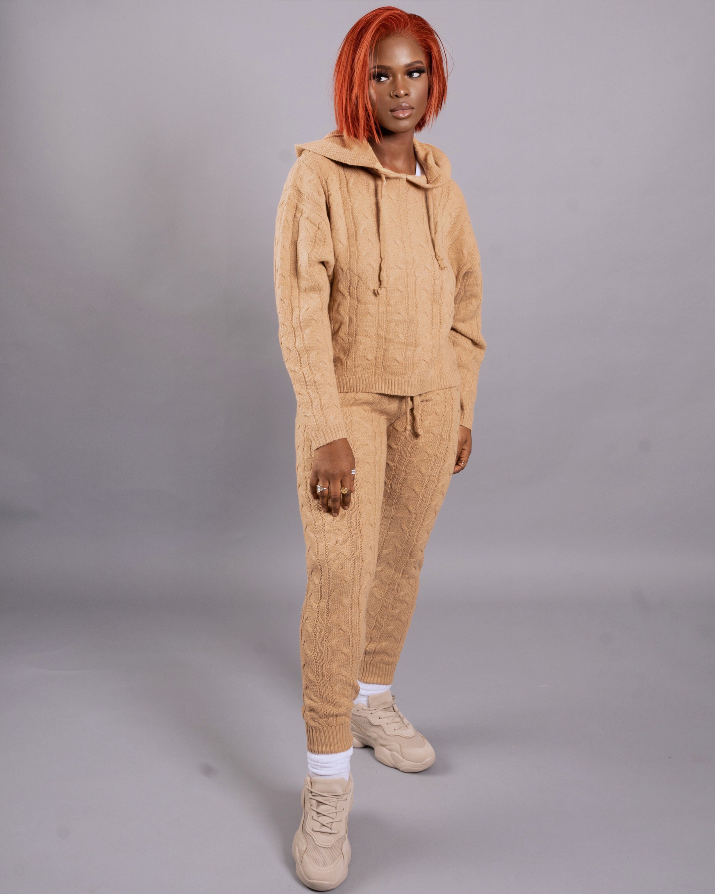 Ayisha Pant Set || Mocha - Rehabcouture