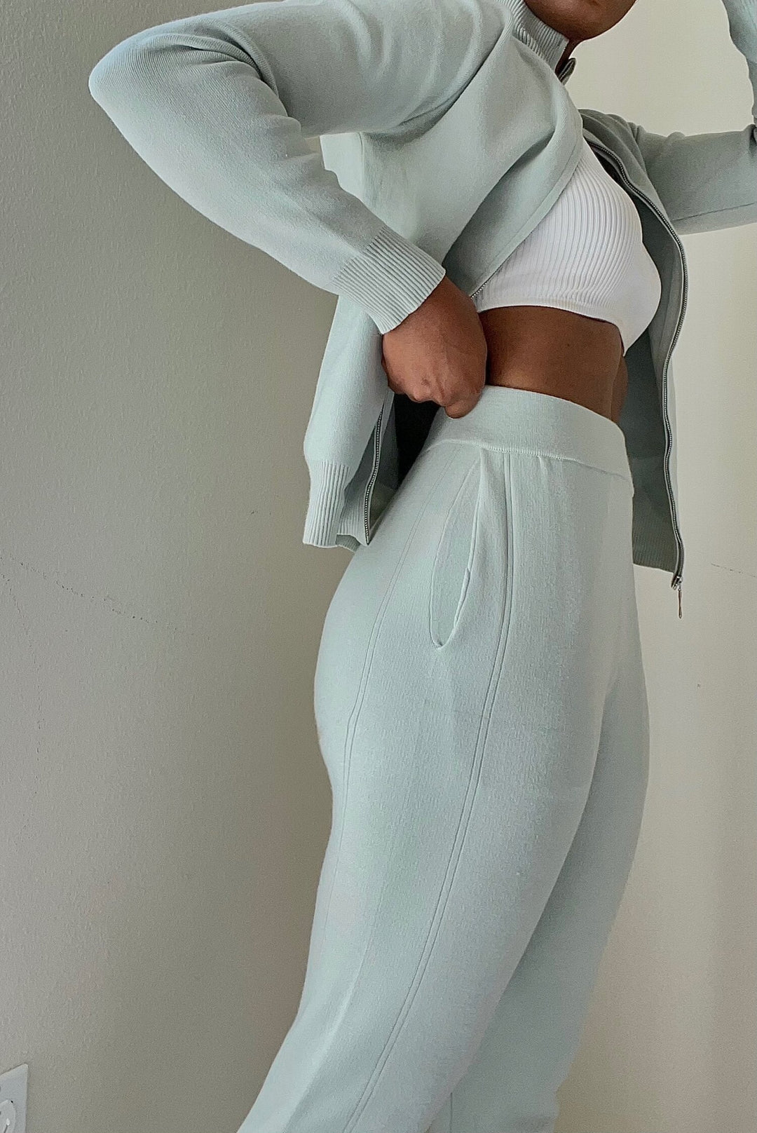 Milano Pant Set || Pistachio - Rehabcouture