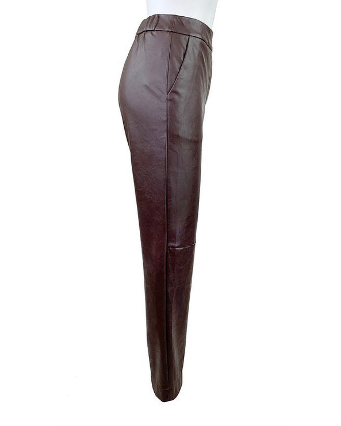 Sophia PU Cropped  Pants - Rehabcouture