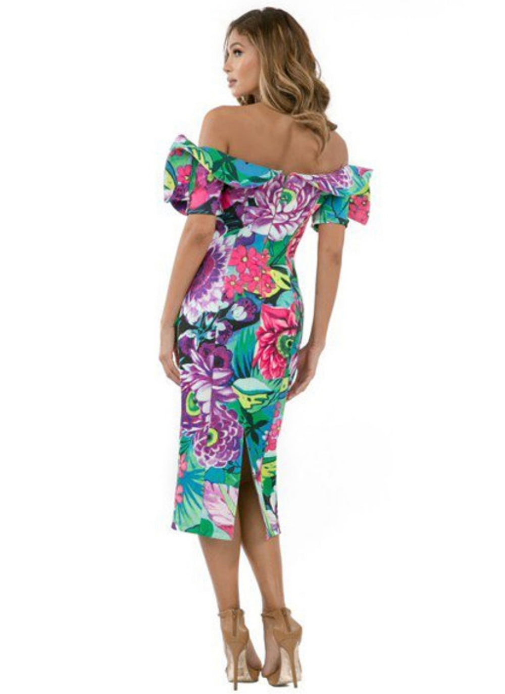 Daniella Print Dress - Rehabcouture