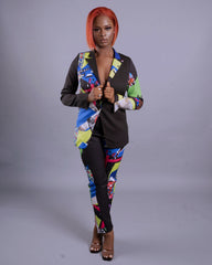 Artsy Print Pant Set - Rehabcouture