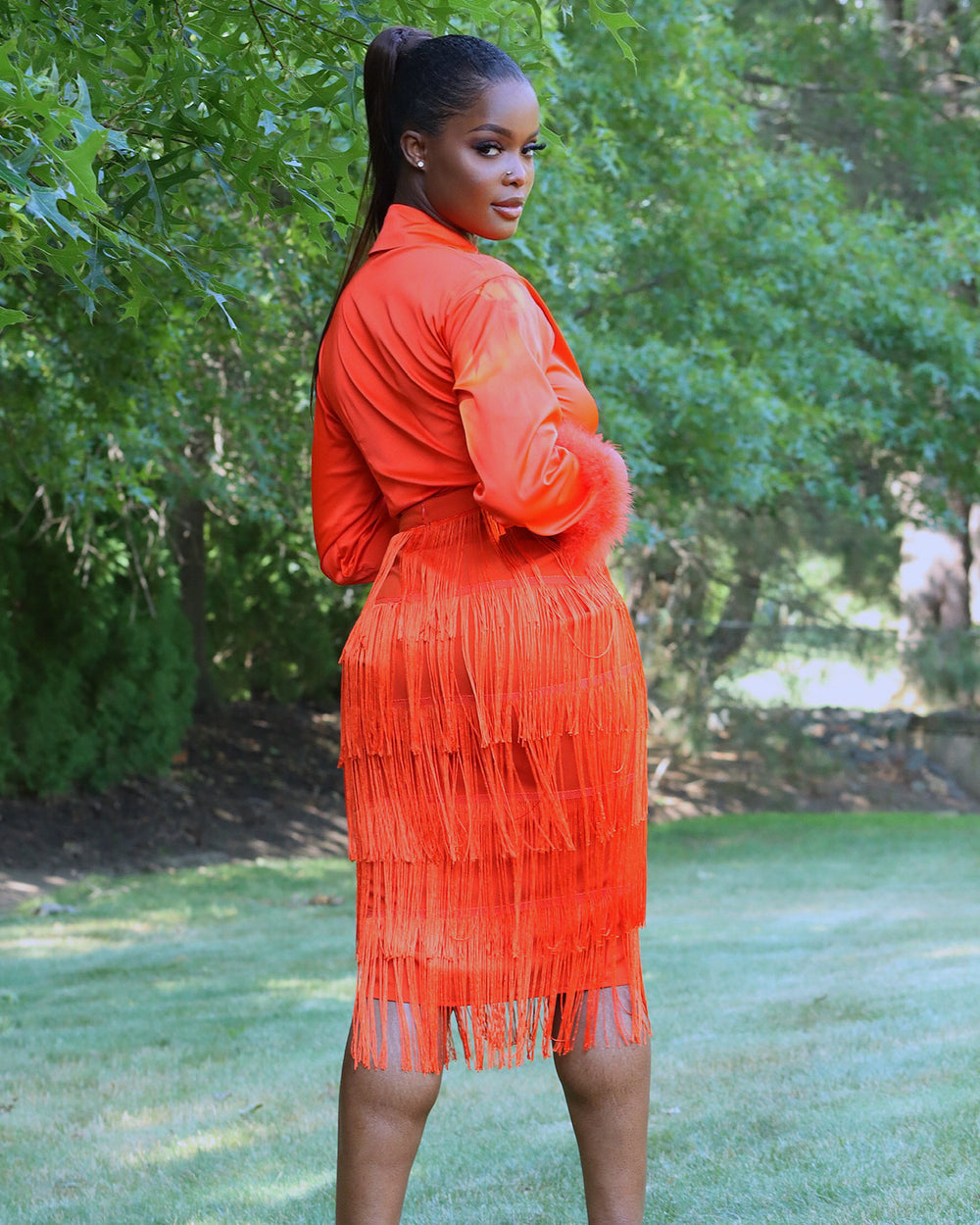 Cha Cha Fringe Skirt - Rehabcouture