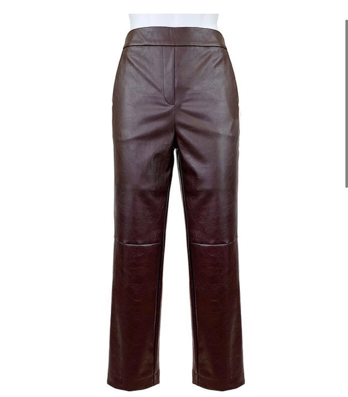 Sophia PU Cropped  Pants - Rehabcouture