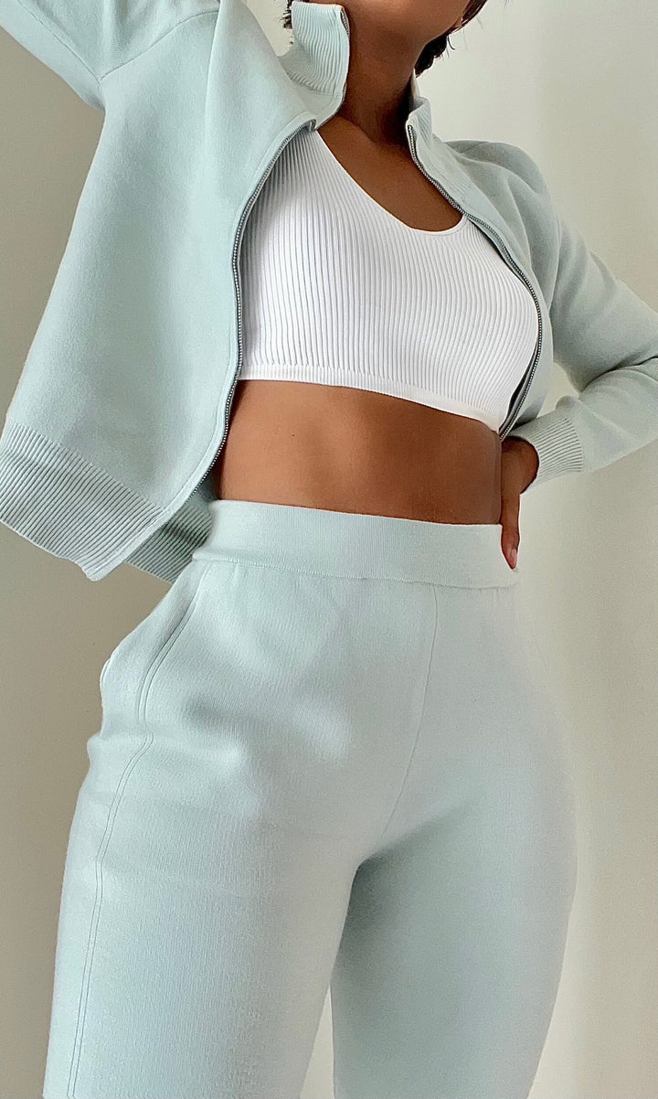 Milano Pant Set || Pistachio - Rehabcouture