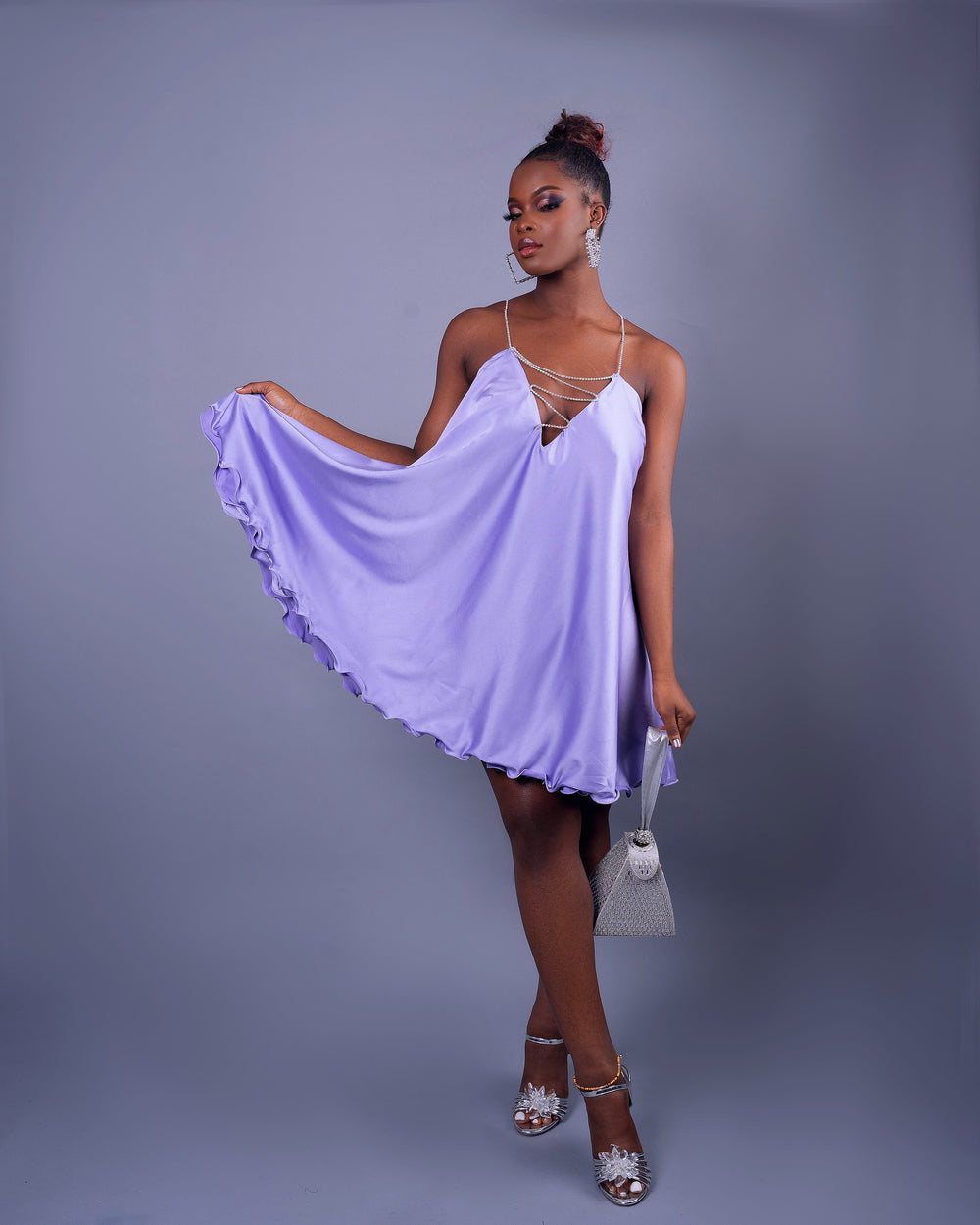 Pick Me Up Dress || Lavender - Rehabcouture