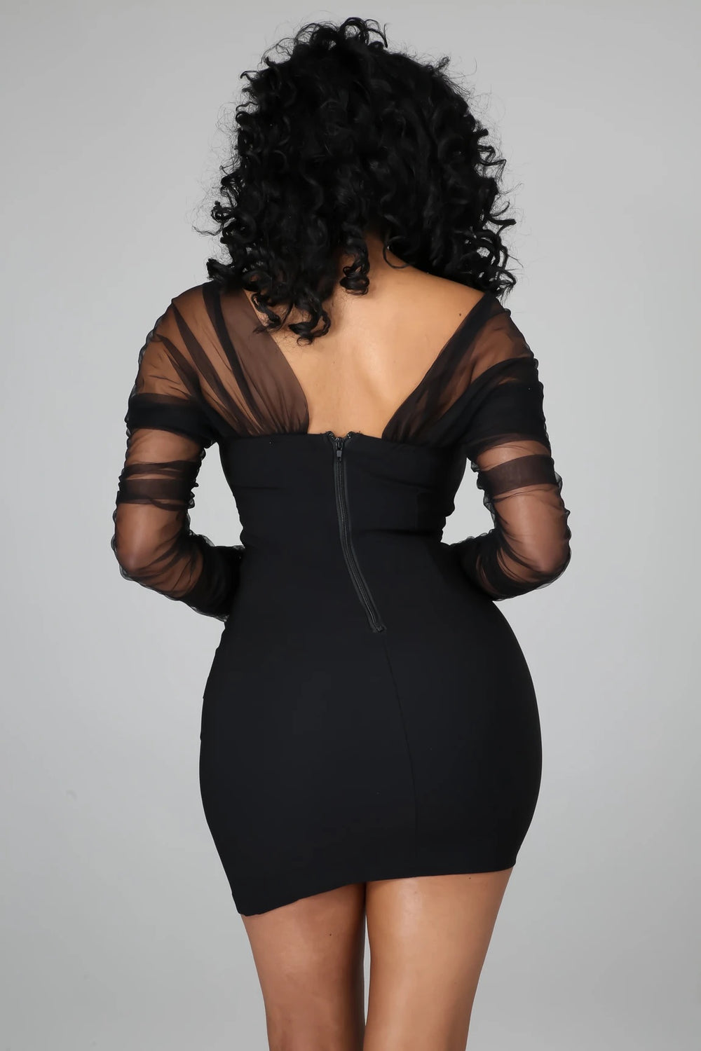 Dinner Date Dress || Black - Rehabcouture