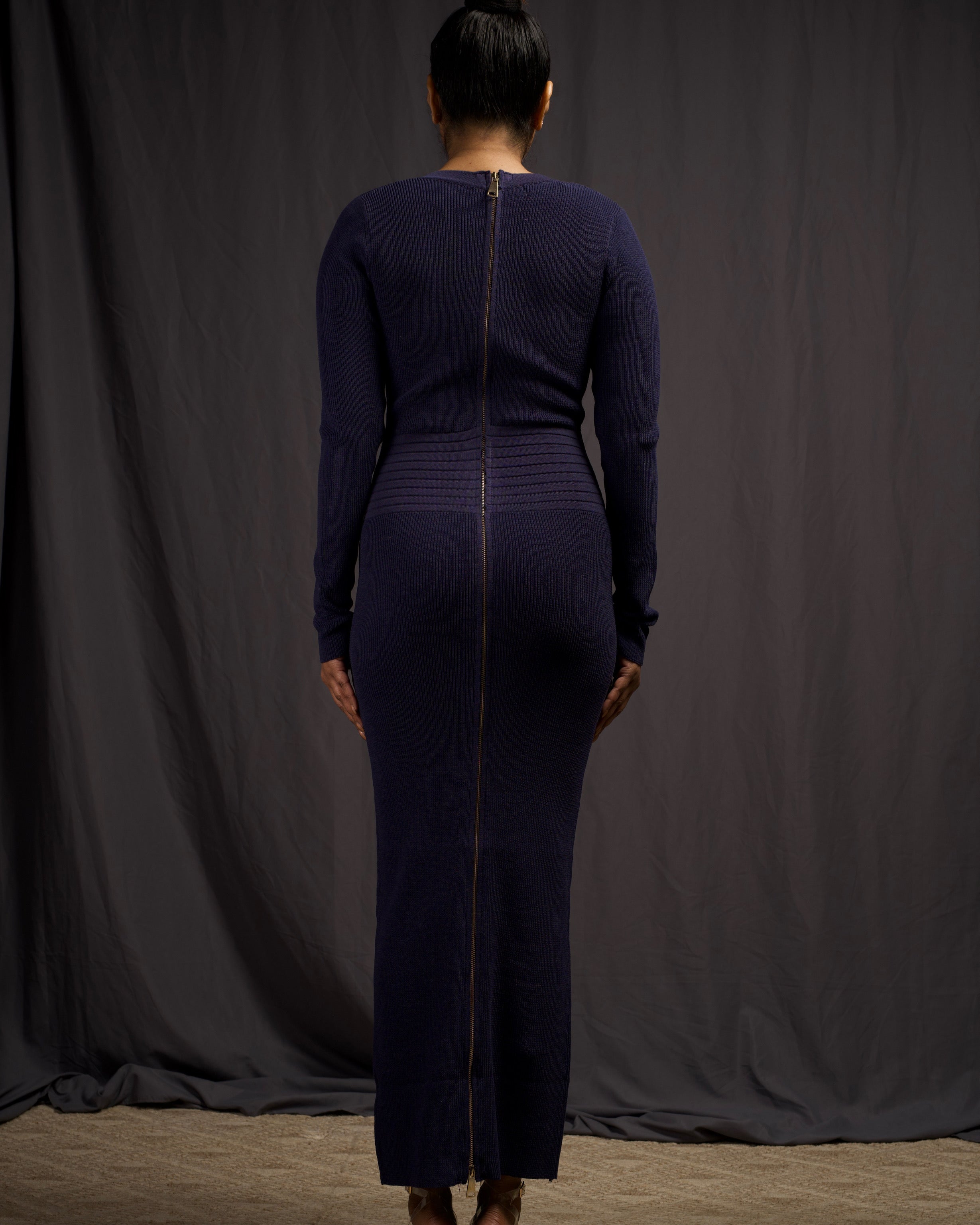 Lusine Knit Dress Blue