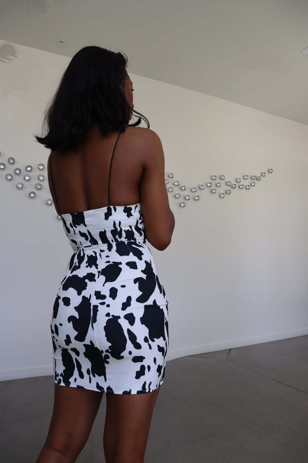 Elissa Print Bodycon Dress - Rehabcouture